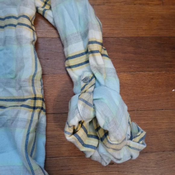 NWT C&C CALIFORNIA rayon plaid shirt (M) - Picture 4 of 8